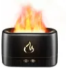 Bakhory Flame Air Diffuser & Humidifier - Portable with 7 LED Color Night Lights