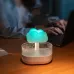 Raindrop-Inspired 7-Color LED Humidifier - Mist Diffuser & Night Light