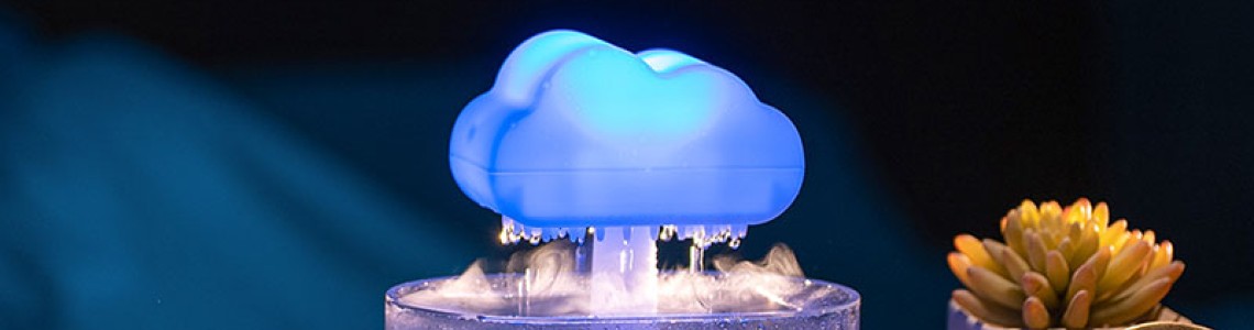 Elevate Your Space with the Rain Cloud Humidifier Water Drip