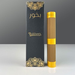 Bakhory Oud Incense Sticks 1.4mm/21cm (100g) with Free Wooden Incense Burner