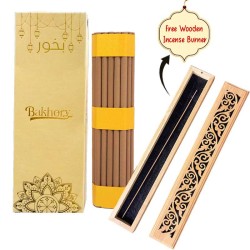 Bakhory Oud Incense Sticks with free wooden burner