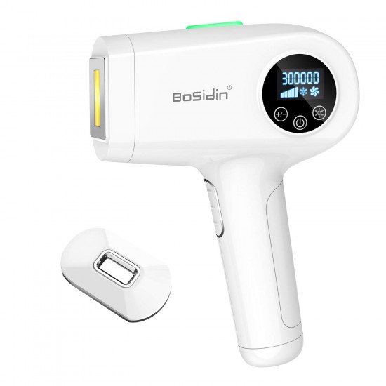 BoSidin IPL Hair Removal Device: Permanent Hair Reduction with Built-in Ice Care (Unisex)