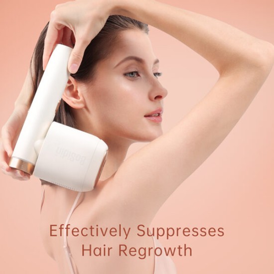 White Laser Hair Removal Device - Painless & Permanent Epilation - Women & Men, Body & Face.