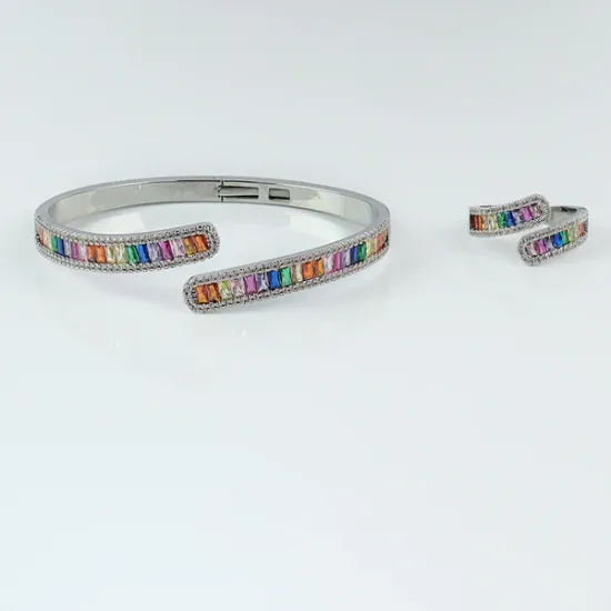 Prismatic Harmony Bangles