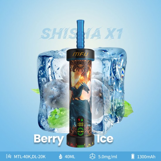 MFU SHISHA X1 - Berry Ice Flavor