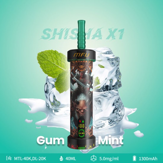 MFU SHISHA X1 - Gum Mint Flavor