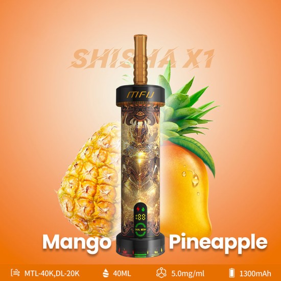 MFU SHISHA X1 - Mango Pineapple Flavor