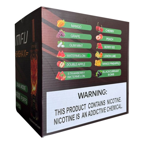 MFU SHISHA X1 - 12 Flavors Box Set