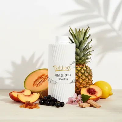 Bakhory Garden Aroma Oil 500ML – Fresh Fruity Floral Fragrance with Citrus & Woody Notes