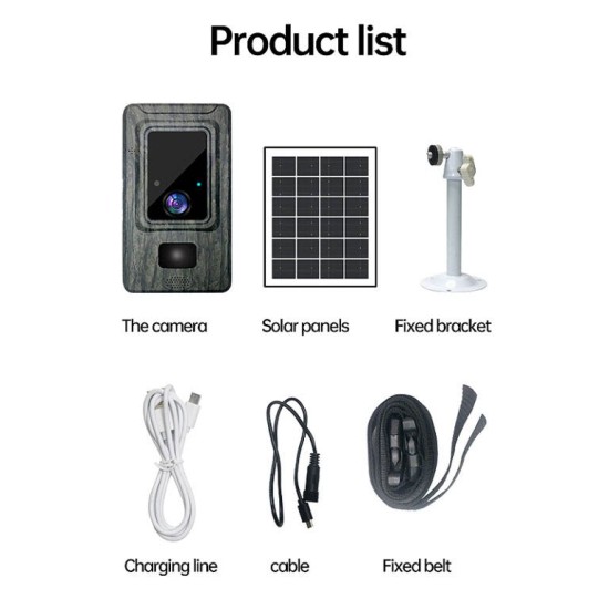 4G solar hunting camera 