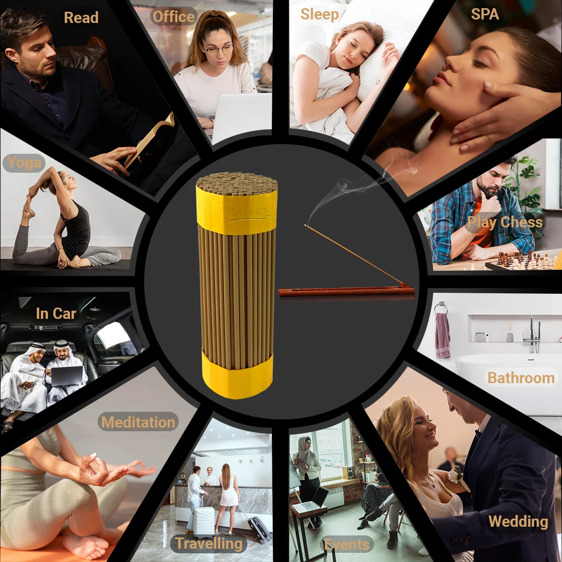 Where to Use Bakhory Oud Incense Sticks